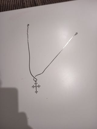 Collar Cruz Plata