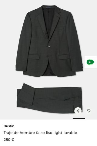 Traje Dustin gris hombre