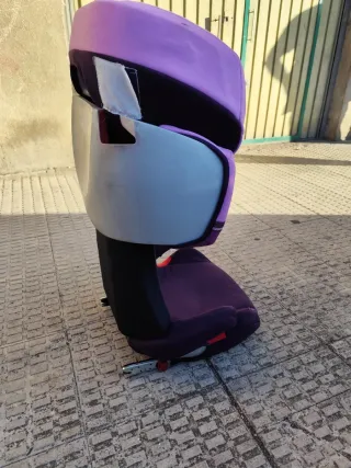 Silla coche Cybex Isofix rosa y morada