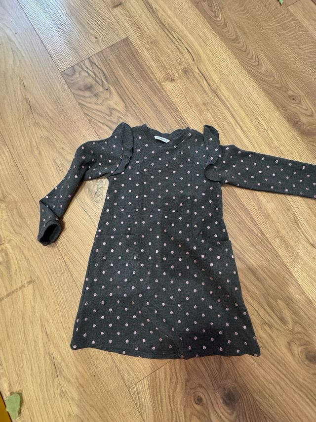 Vestido niña lunares rosa talla 6 mayoral