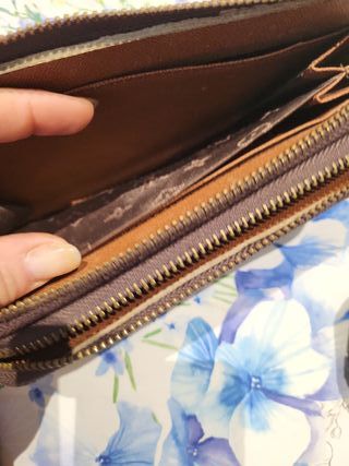 Cartera Monedero Louis Vuitton Marrón