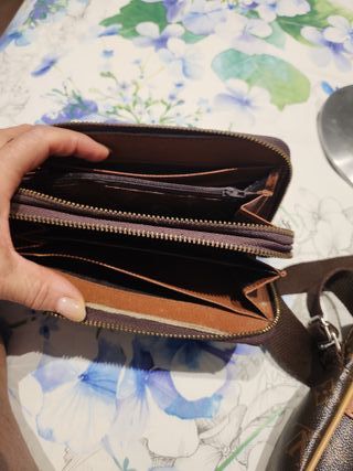 Cartera Monedero Louis Vuitton Marrón