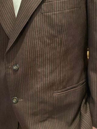 Traje sastre marrón talla 54