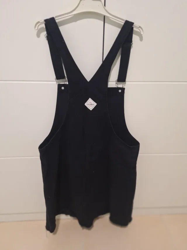 Peto vaquero negro Pull&Bear