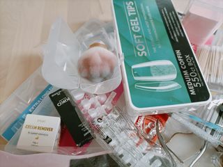 Lote productos manicura y maquillaje