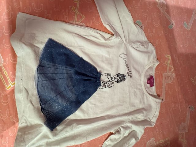 Lote 4 camisetas niña manga larga T.4