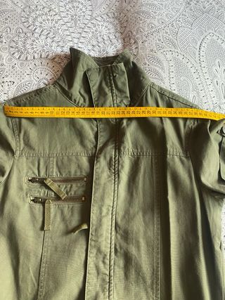 Vestido manga corta, verde militar