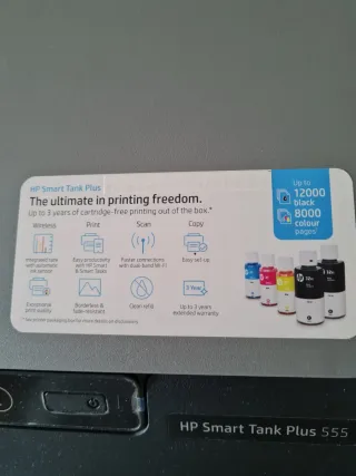 Impresora HP Smart Tank Plus 555 Multifunción