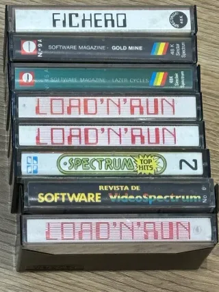 Lote 8 cintas juegos Spectrum