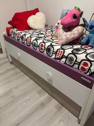 Cama nido con cajones