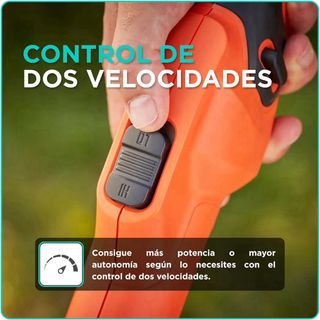 Recortadora Césped Black+Decker 36V Inalámbrica