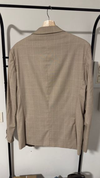 Americana Mango Talla M Cuadros