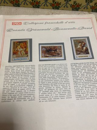 Collezione francobolli d'arte: Goya, Raffaello, El