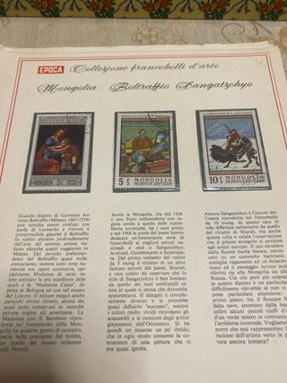 Collezione francobolli d'arte: Goya, Raffaello, El