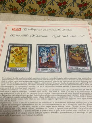 Collezione francobolli d'arte: Goya, Raffaello, El