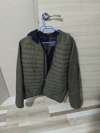Abrigo acolchado verde Primark