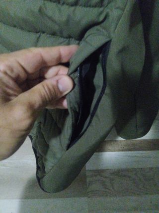 Abrigo acolchado verde Primark