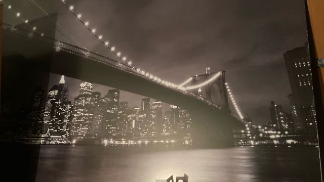 Cuadro Nueva York Puente Luces