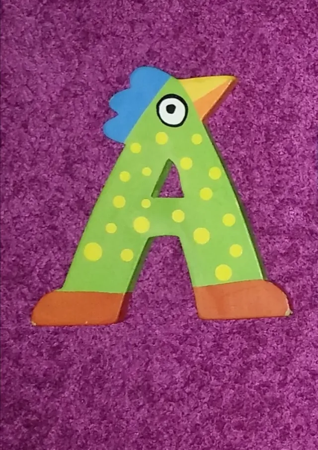 LETRAS de MADERA   I -  D - A - R