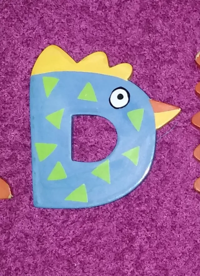 LETRAS de MADERA   I -  D - A - R