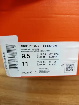 Nike Pegasus Premium 42'5 43 44 45