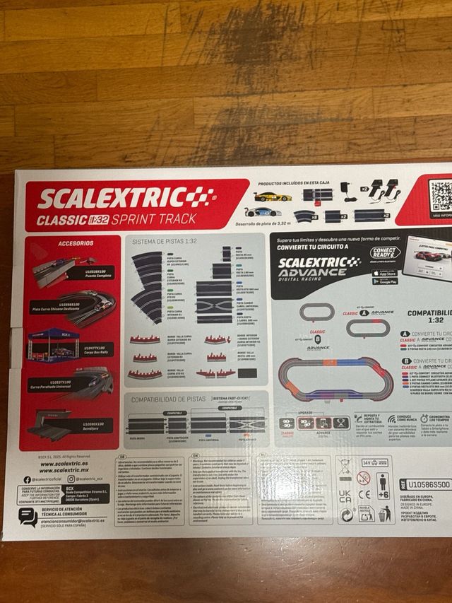 Circuito Scalextric Sprint Track SCX con coches*