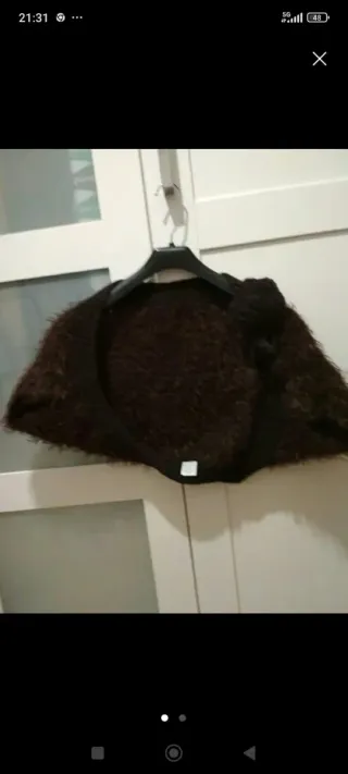 Torerita de pelo marrón talla única nueva