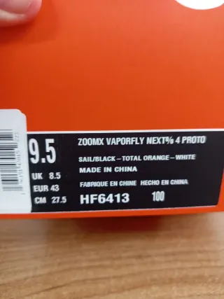 Nike ZoomX Vaporfly Next 3 Talla 42