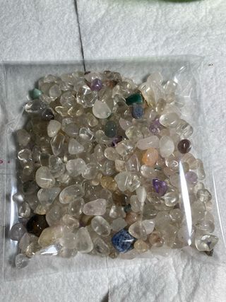 Chips de cuarzo variados