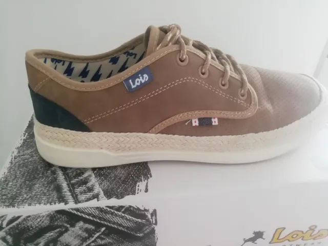 Zapatillas Lois Marrones y Azules