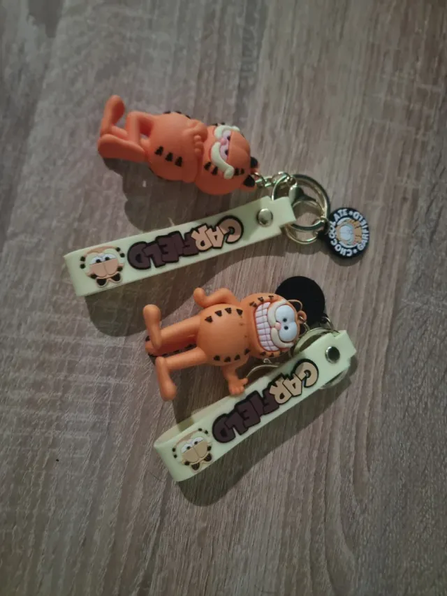 Llavero Garfield de goma