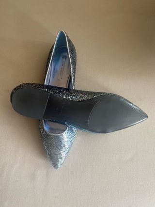 Bailarinas Zara Glitter Talla 38