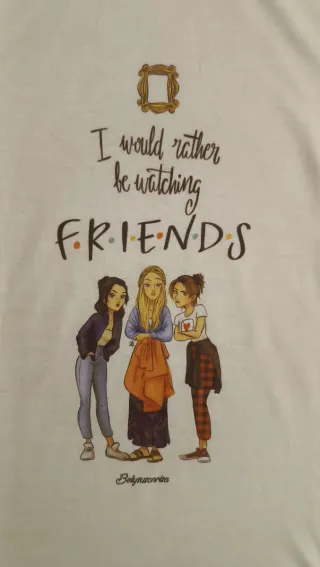 Camiseta Friends Ilustración Talla XL