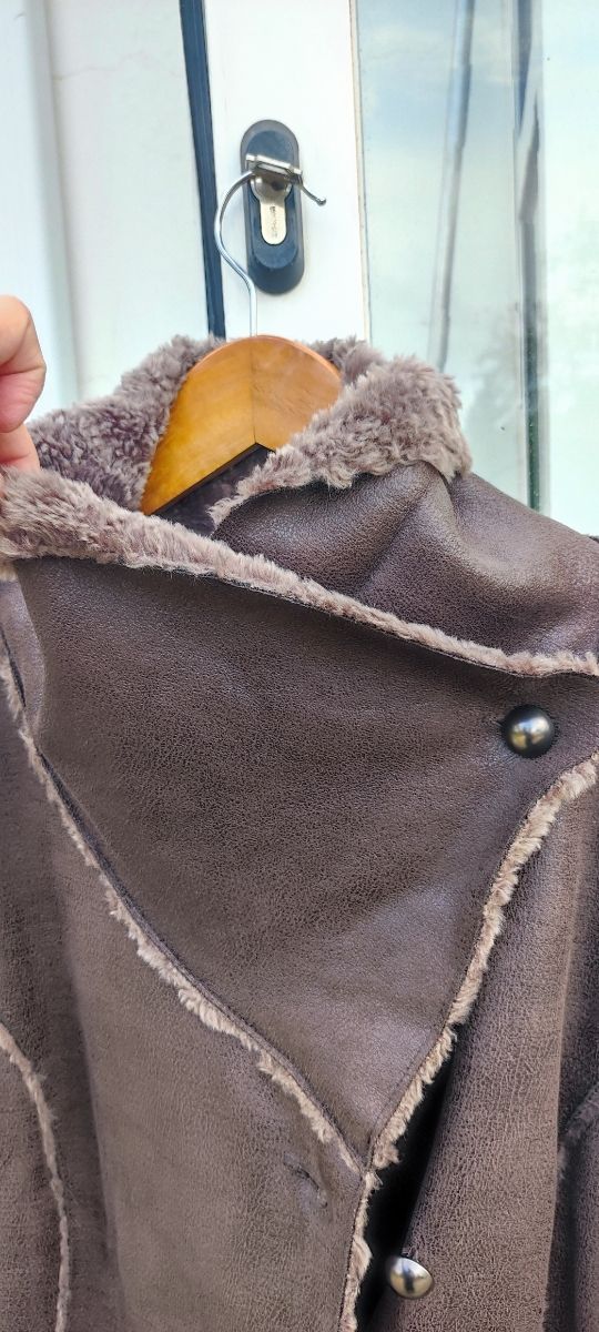Abrigo mujer ante marrón