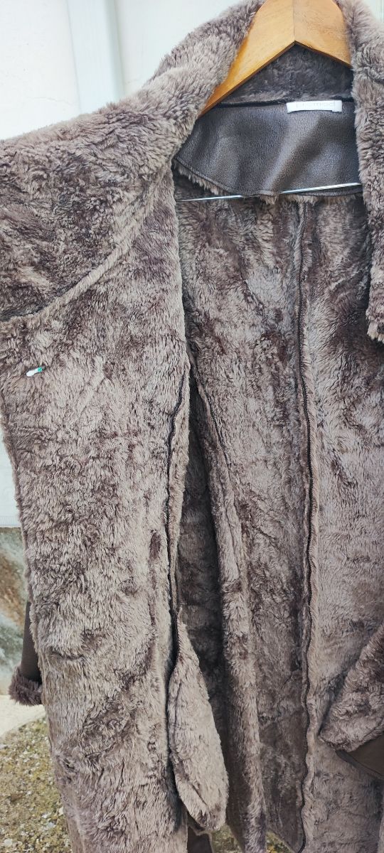 Abrigo mujer ante marrón