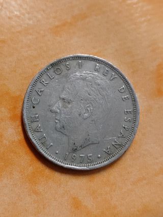 Moneda 25 Pesetas 1975 Juan Carlos I Rey