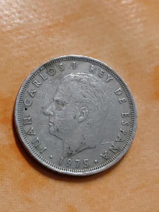 Moneda 25 Pesetas 1975 Juan Carlos I Rey
