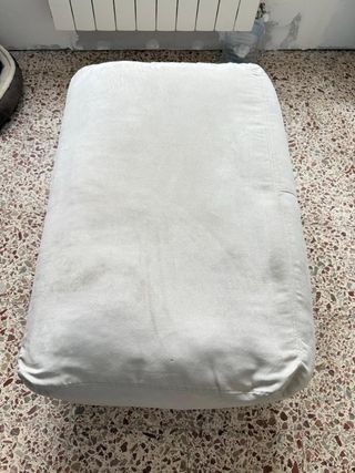 Reposapiés Ikea Beige Tela