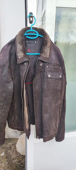 Chaqueta de ante para hombre
