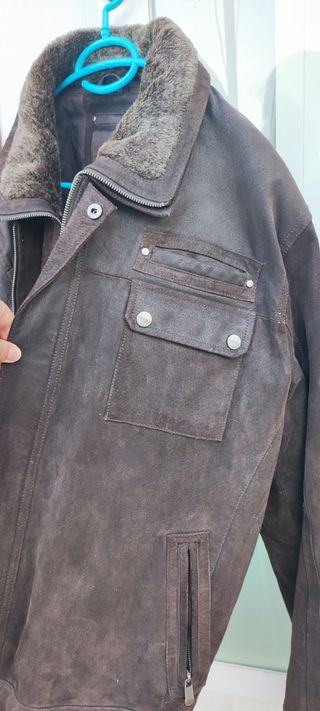 Chaqueta de ante para hombre
