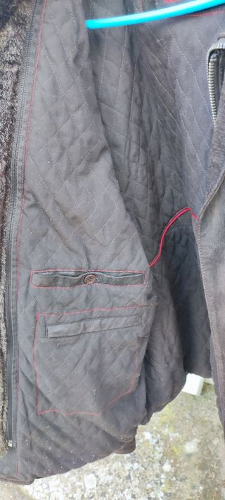 Chaqueta de ante para hombre