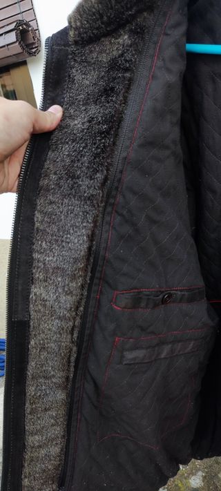Chaqueta de ante para hombre