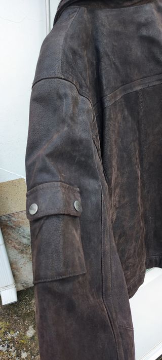 Chaqueta de ante para hombre
