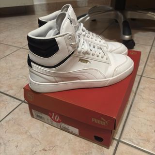 Puma Shuffle Mid Scarpa Bianca e Nera