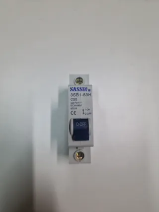 Magnetotermico SASSIN 3SB1-63H C20