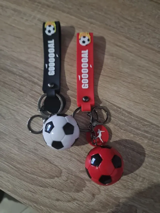 Llaveros de fútbol GOOOOAL (2 unidades)