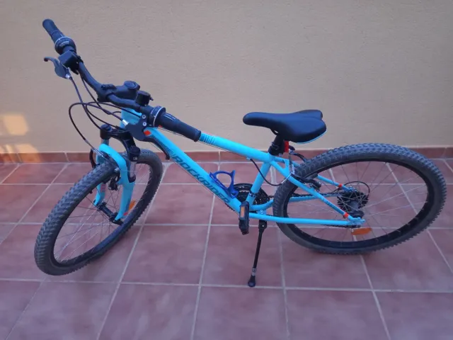 Bicicleta niña Rockrider Turquesa