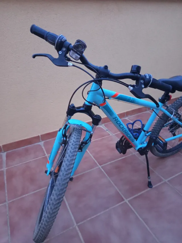 Bicicleta niña Rockrider Turquesa