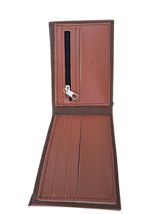 Cartera de piel estilo clásico