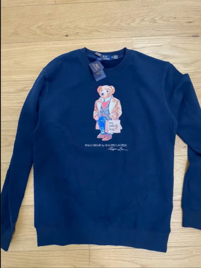 Sudadera Polo Ralph Lauren Oso Azul